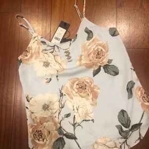 Floral tank top